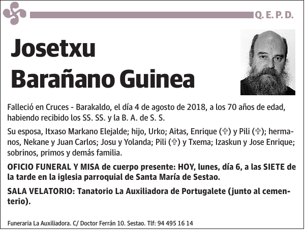 Josetxu Barañano Guinea