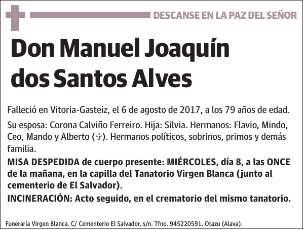 Manuel Joaquín dos Santos Alves