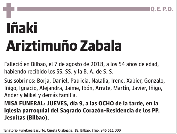 Iñaki Ariztimuño Zabala