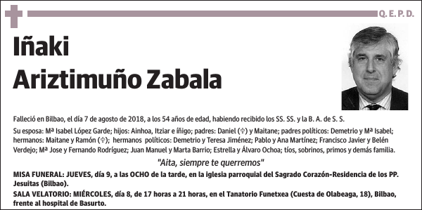 Iñaki Ariztimuño Zabala