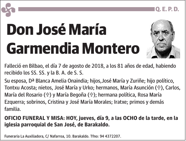 José María Garmendia Montero