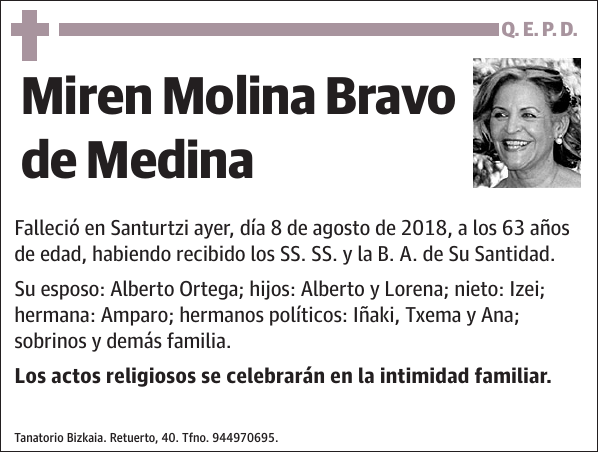 Miren Molina Bravo de Medina