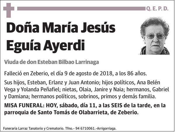 María Jesús Eguía Ayerdi