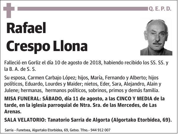 Rafael Crespo Llona