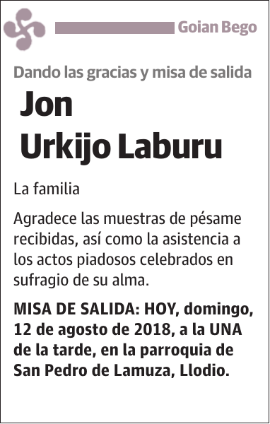 Jon Urkijo Laburu