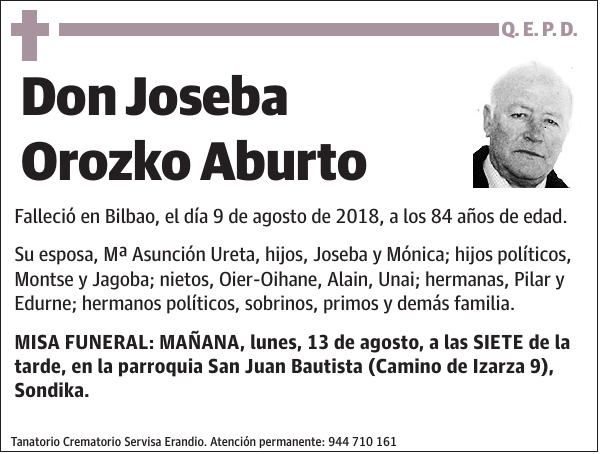 Joseba Orozko Aburto