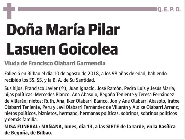 María Pilar Lasuen Goicolea