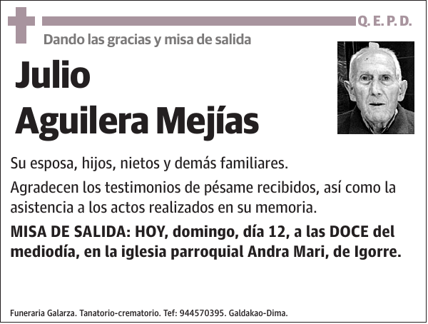 Julio Aguilera Mejías