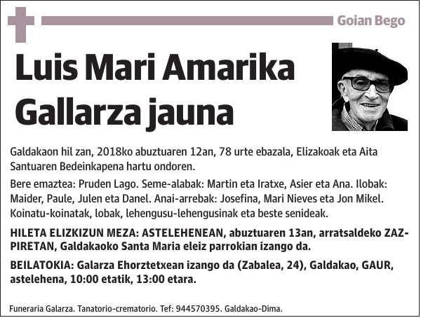 Luis Mari Amarika Gallarza