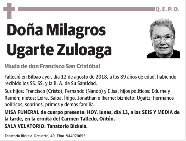 Milagros Ugarte Zuloaga