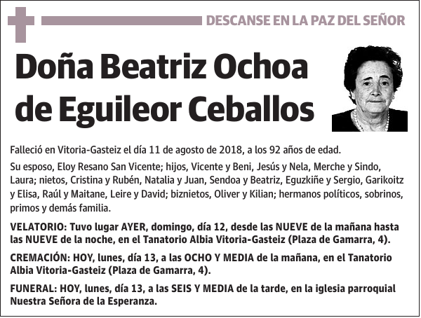 Beatriz Ochoa de Eguileor Ceballos