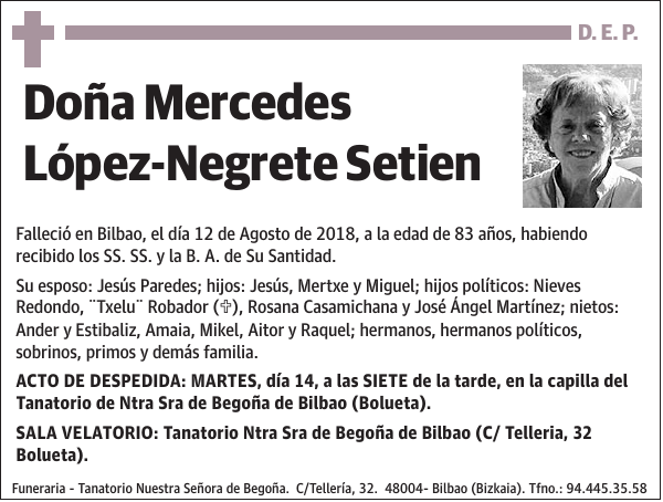 Mercedes López-Negrete Setien