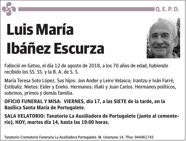 Luis María Ibáñez Escurza