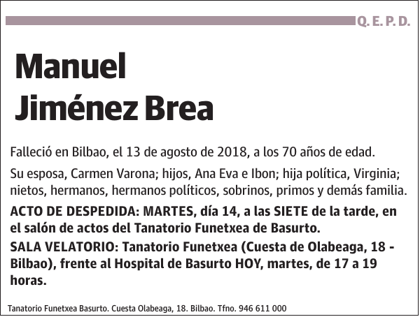 Manuel Jiménez Brea