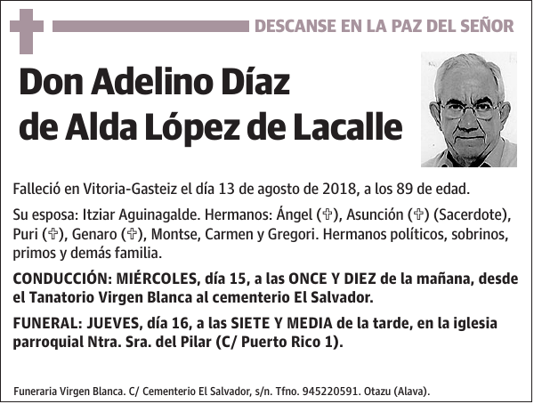 Adelino Díaz de Alda López de Lacalle