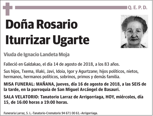 Rosario Iturrizar Ugarte