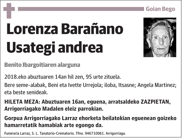 Lorenza Barañano Usategi