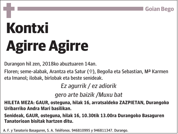 Kontxi Agirre Agirre