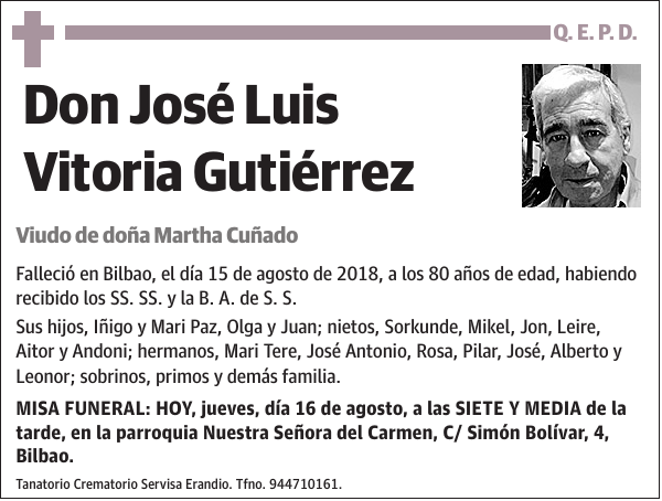 José Luis Vitoria Gutiérrez