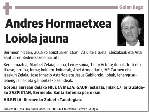 Andres Hormaetxea Loiola