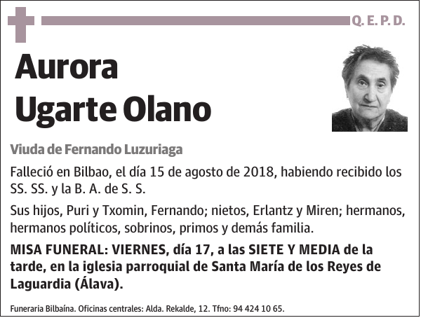 Aurora Ugarte Olano