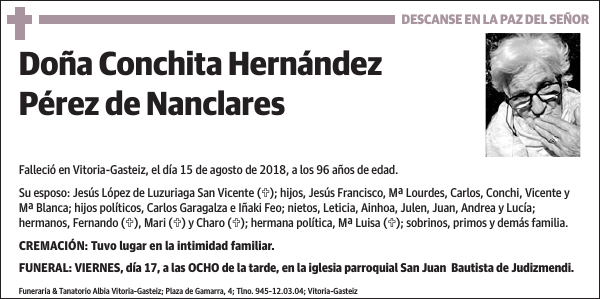 Conchita Hernández Pérez de Nanclares