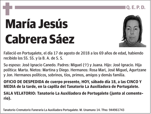 María Jesús Cabrera Sáez