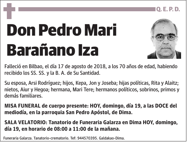 Pedro Mari Barañano Iza