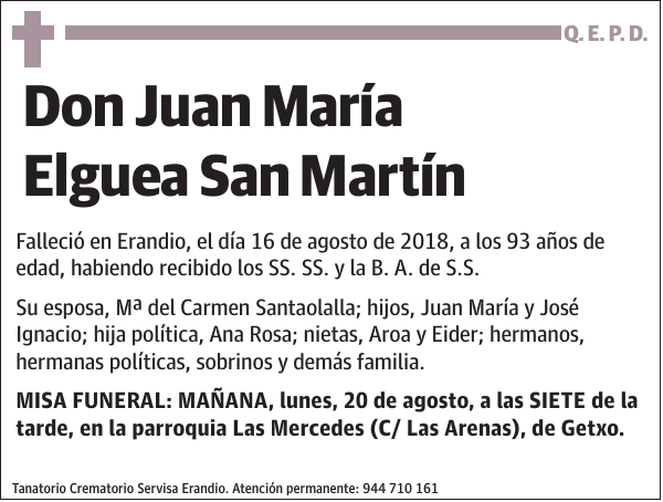 Juan María Elguea San Martín