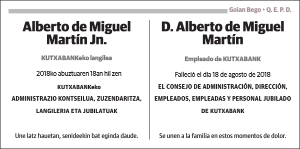 Alberto de Miguel Martín