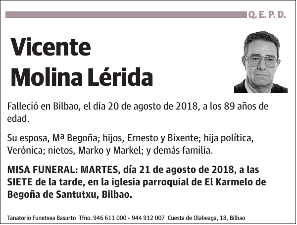 Vicente Molina Lérida