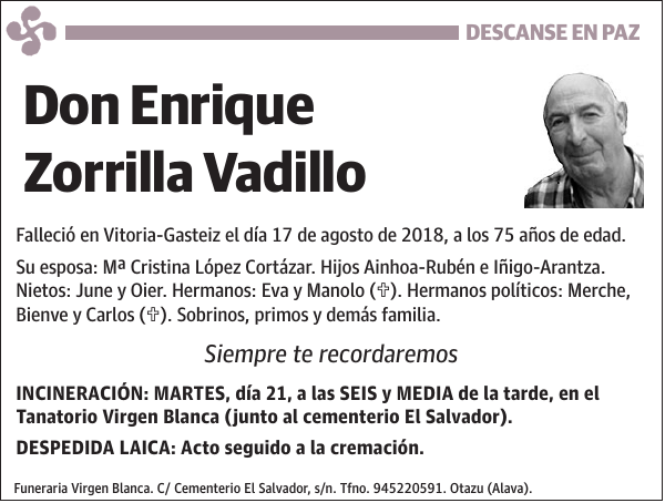 Enrique Zorrilla Vadillo