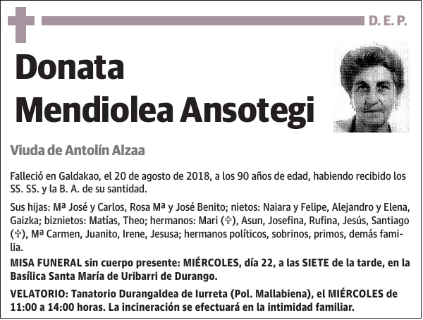 Donata Mendiolea Ansotegi