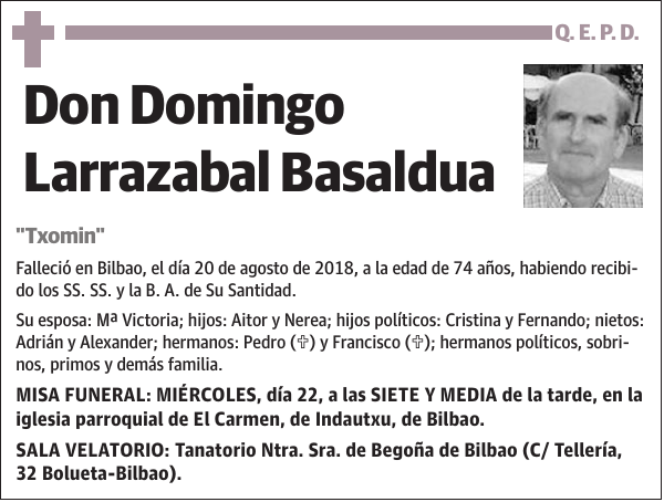 Domingo Larrazabal Basaldua