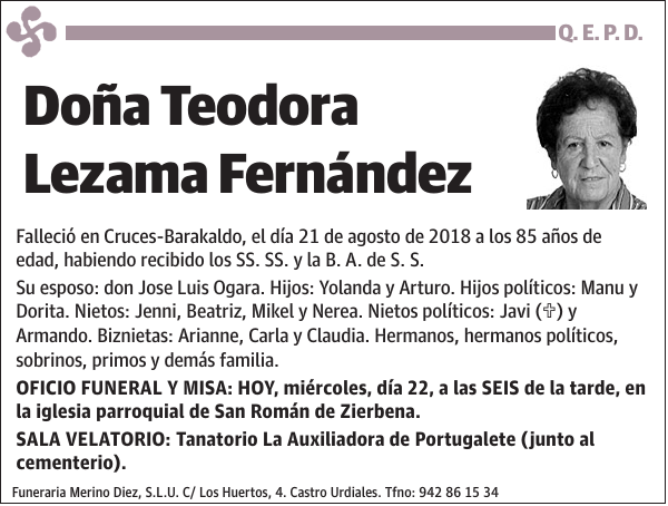 Teodora Lezama Fernández