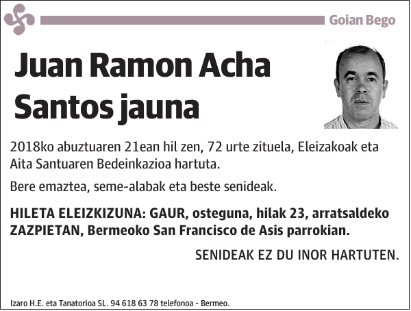 Juan Ramon Acha Santos