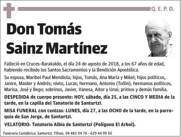 Tomás Sainz Martínez