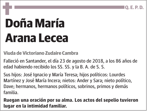 María Arana Lecea