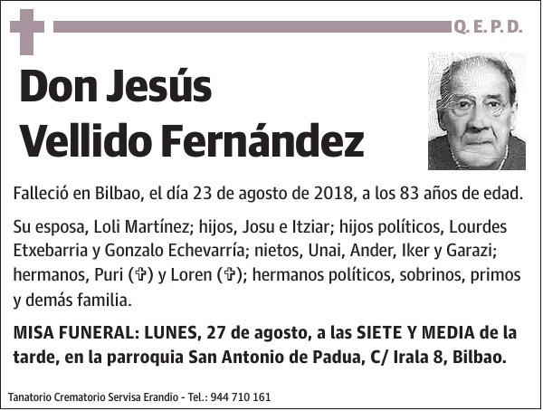 Jesús Vellido Fernández