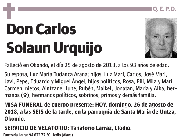 Carlos Solaun Urquijo