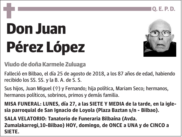 Juan Pérez López