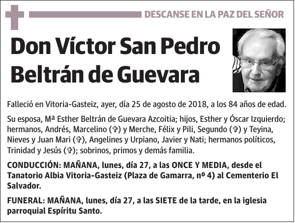 Víctor San Pedro Beltrán de Guevara