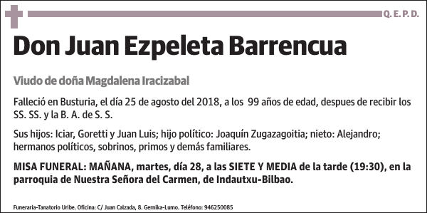 Juan Ezpeleta Barrencua