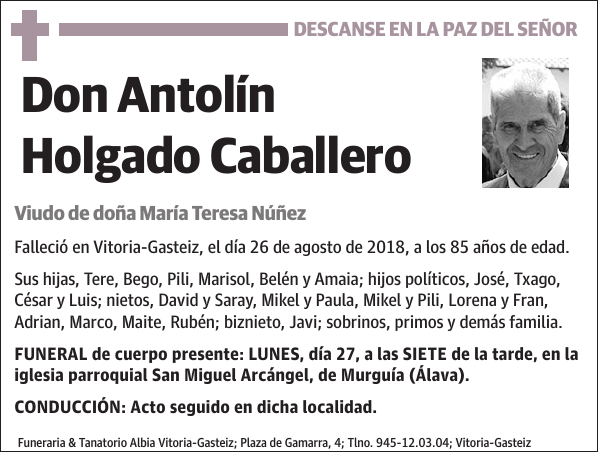 Antolín Holgado Caballero