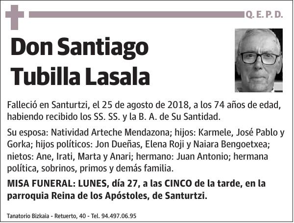 Santiago Tubilla Lasala