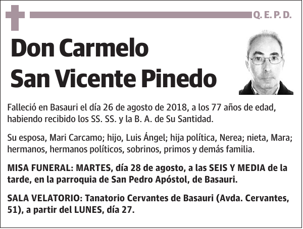 Carmelo San Vicente Pinedo