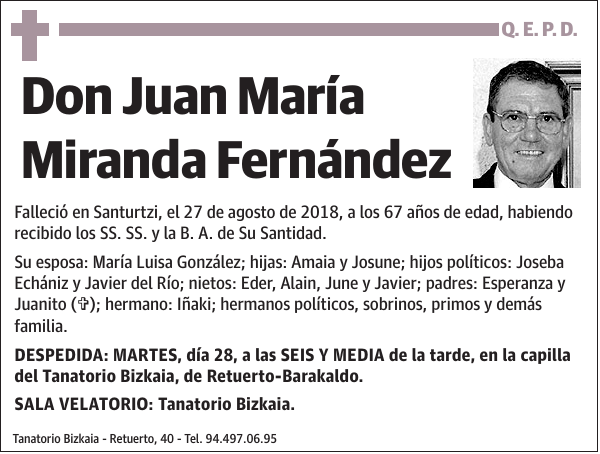 Juan María Miranda Fernández