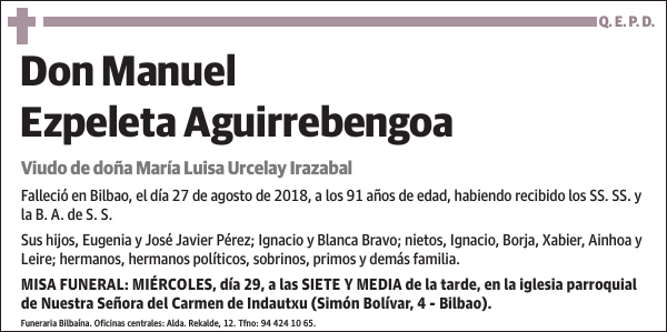 Manuel Ezpeleta Aguirrebengoa