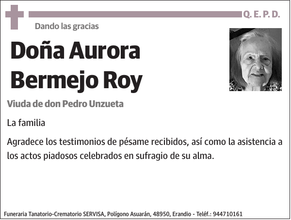 Aurora Bermejo Roy