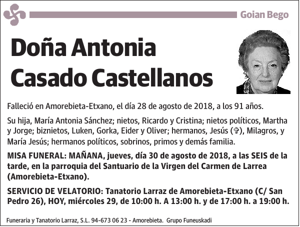 Antonia Casado Castellanos